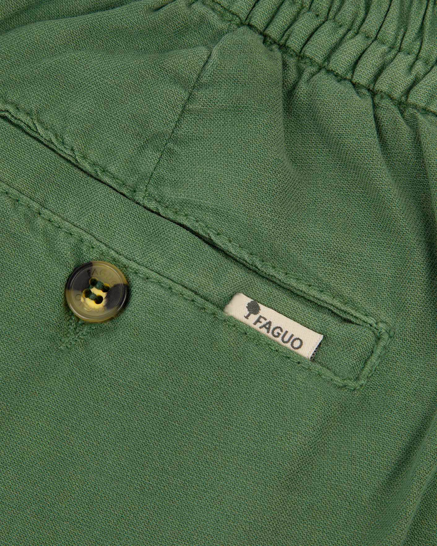 Elasticated shorts Chevre Chaine et trame Mineral
