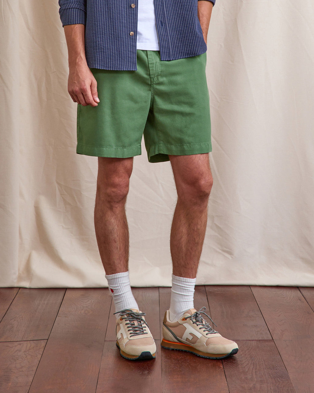 Chevre Chaine et trame Mineral elasticated shorts
