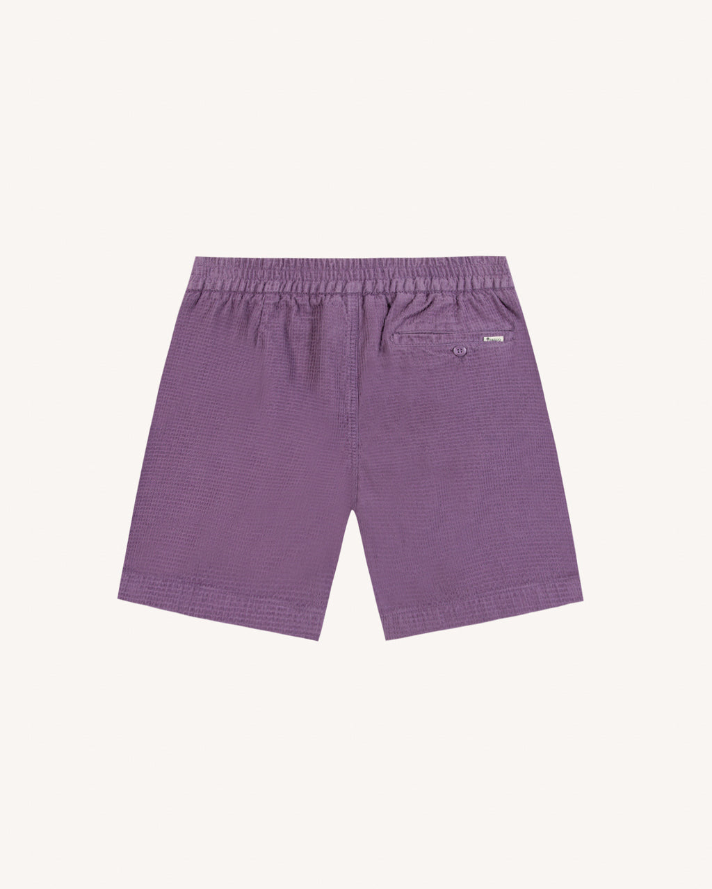 Short elastique Chevre Chaine et trame Violet
