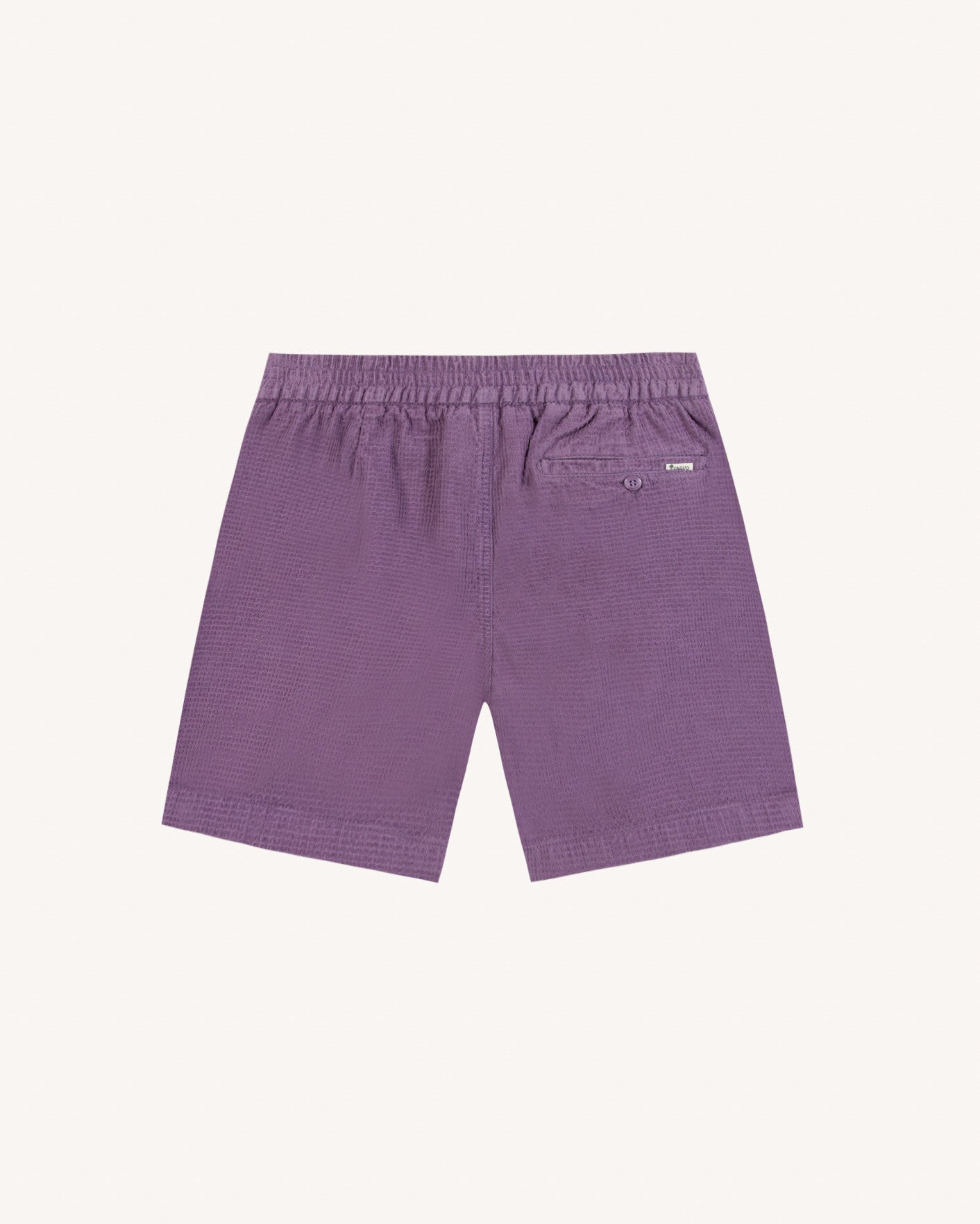 Short elastique Chevre Chaine et trame Violet
