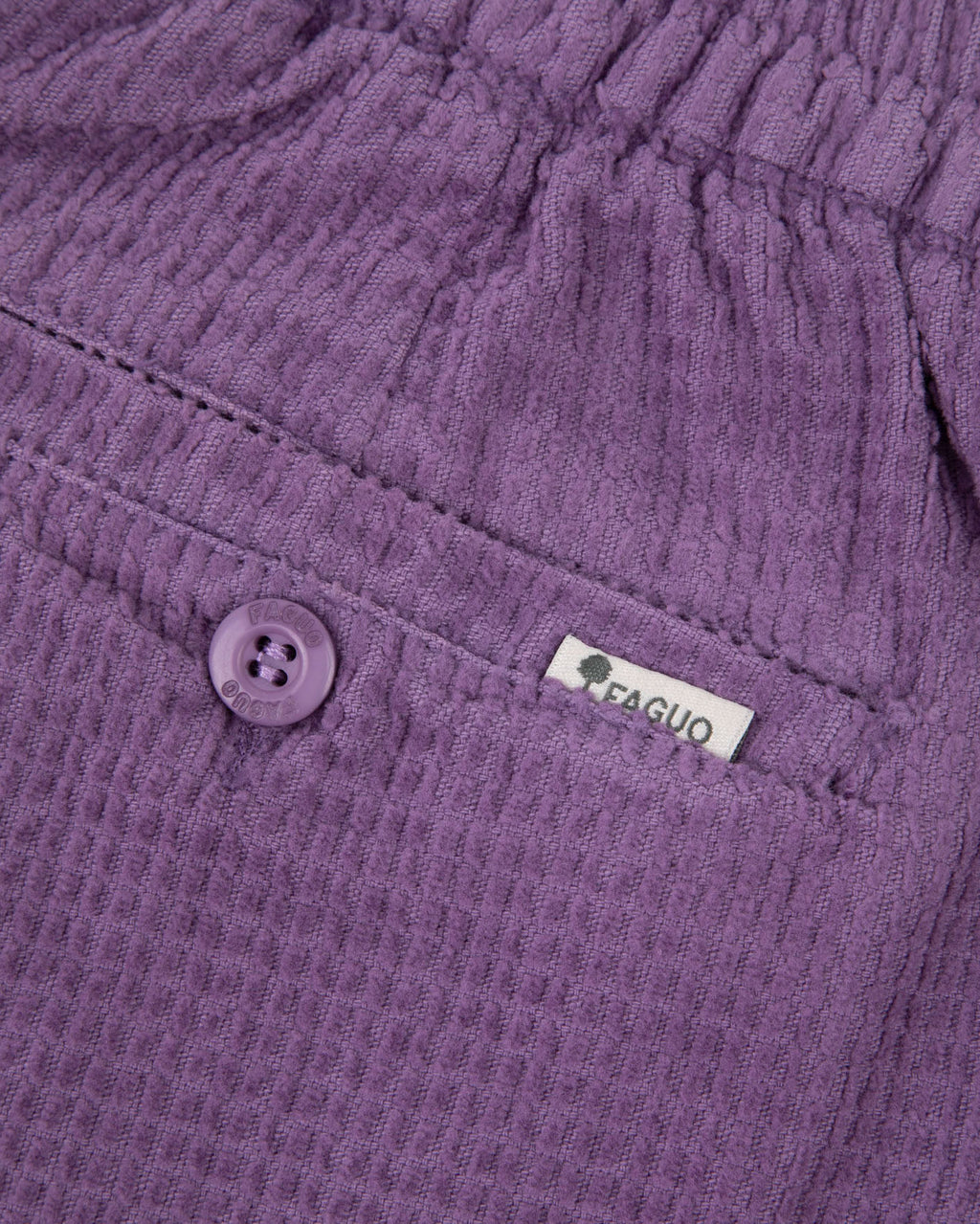 Short elastique Chevre Chaine et trame Violet
