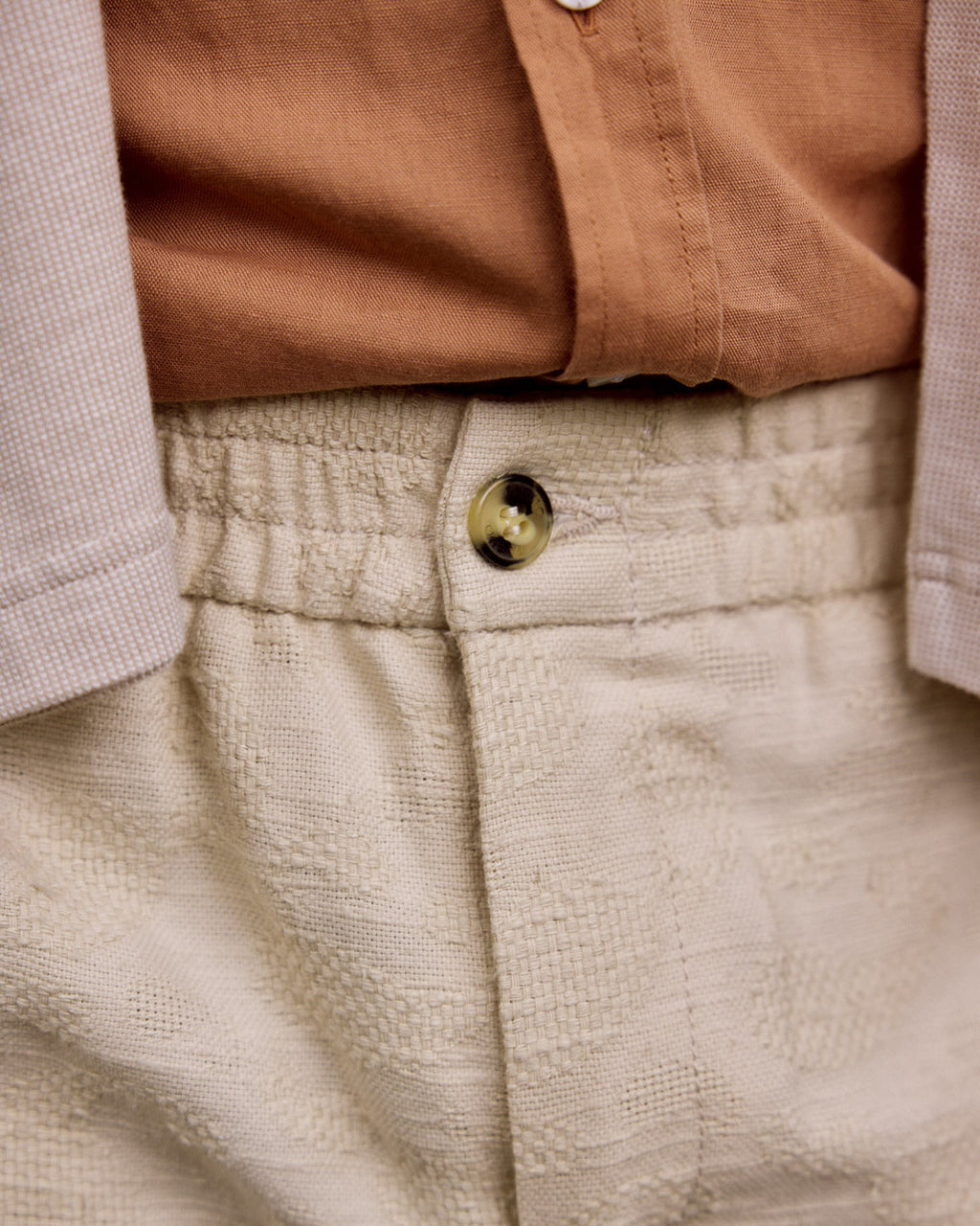 Short elastique Chevre Chaine et trame 
