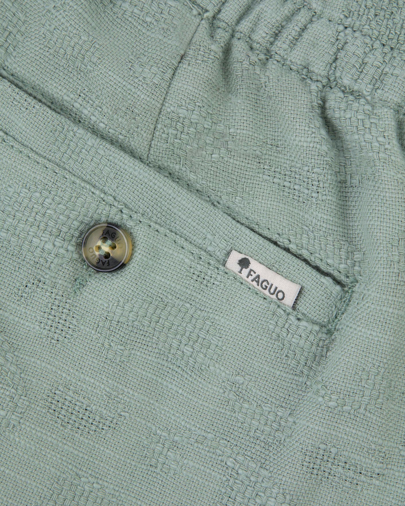 Short elastique Chevre Chaine et trame Green
