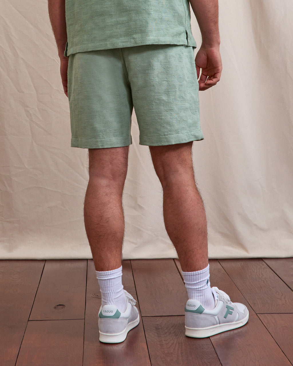 Short elastique Chevre Chaine et trame Green
