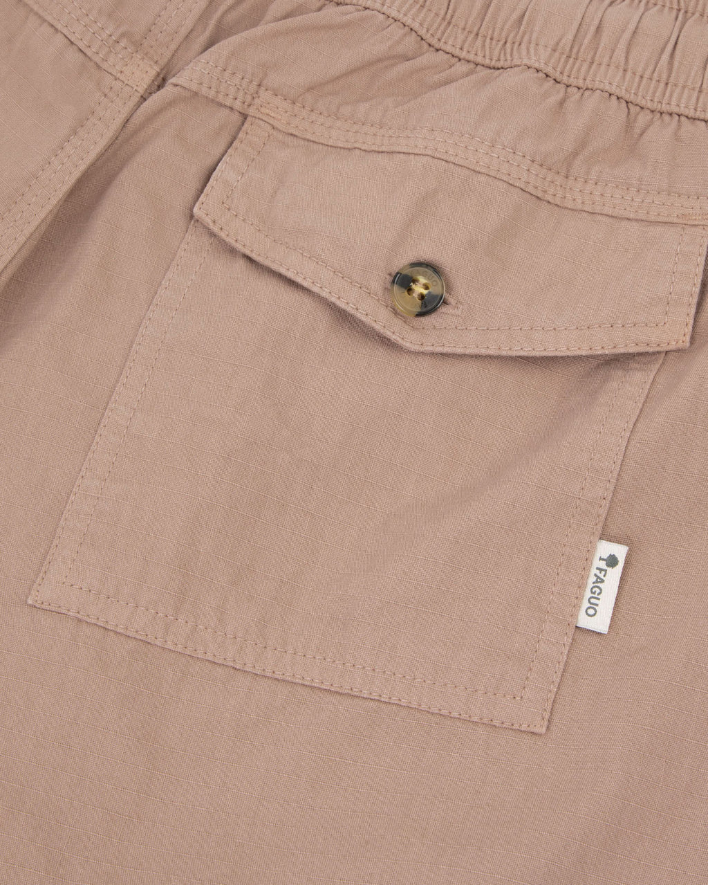 Short elastique Milly Chaine et trame Natural
