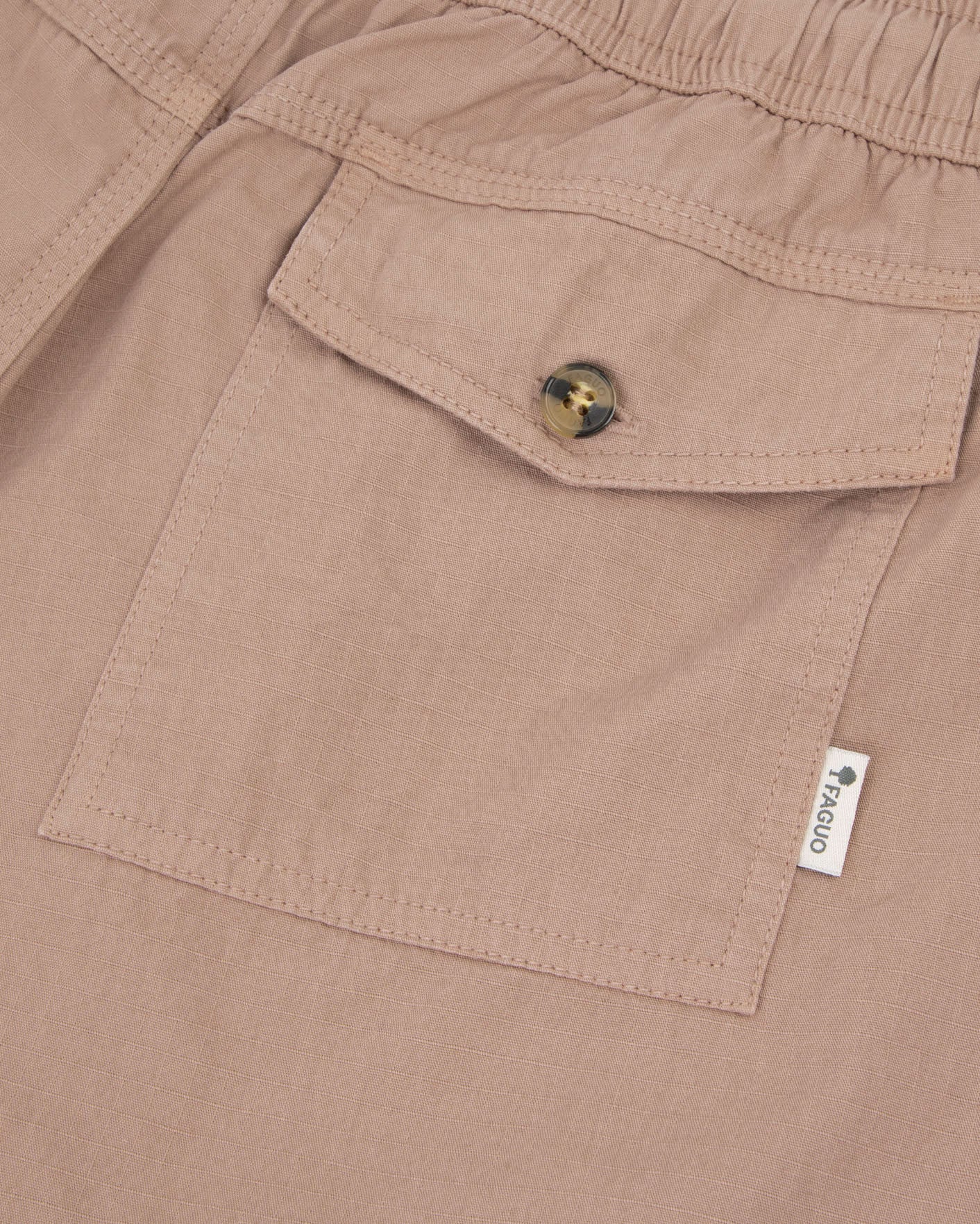 Short elastique Milly Chaine et trame Natural
