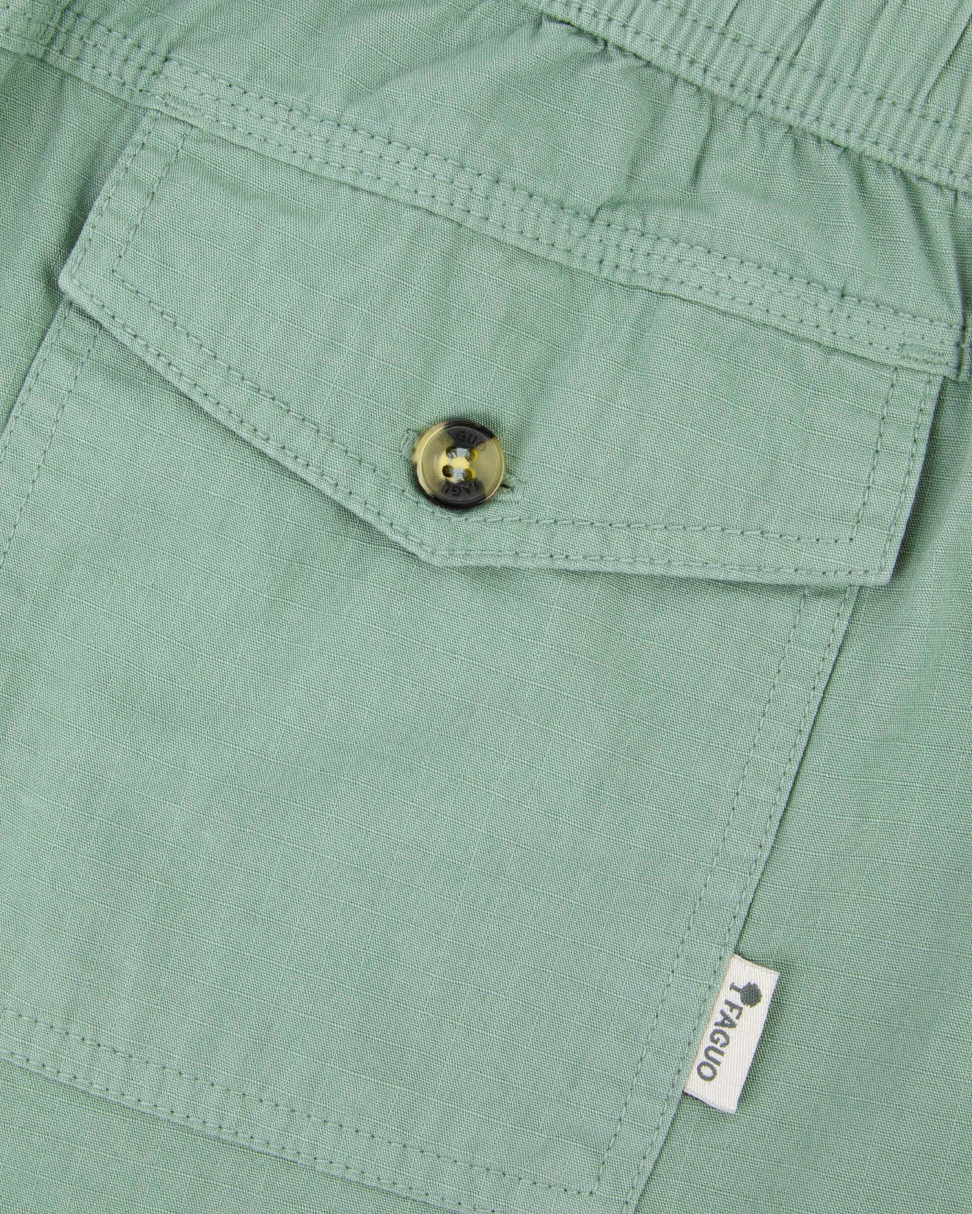 Short elastique Milly Chaine et trame Green
