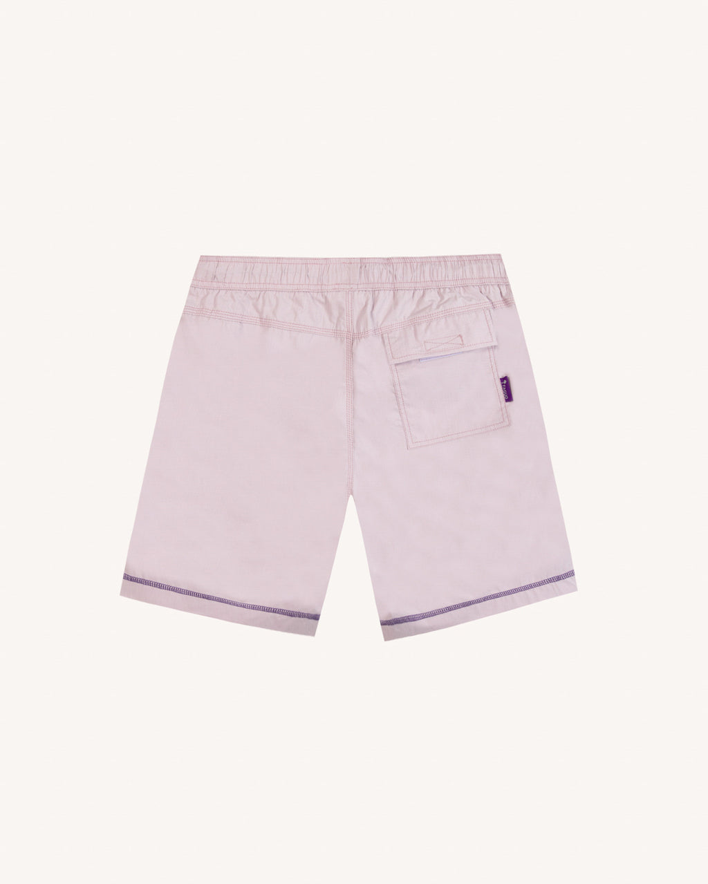 Short elastique Milly otd Chaine et trame Lilac/navy
