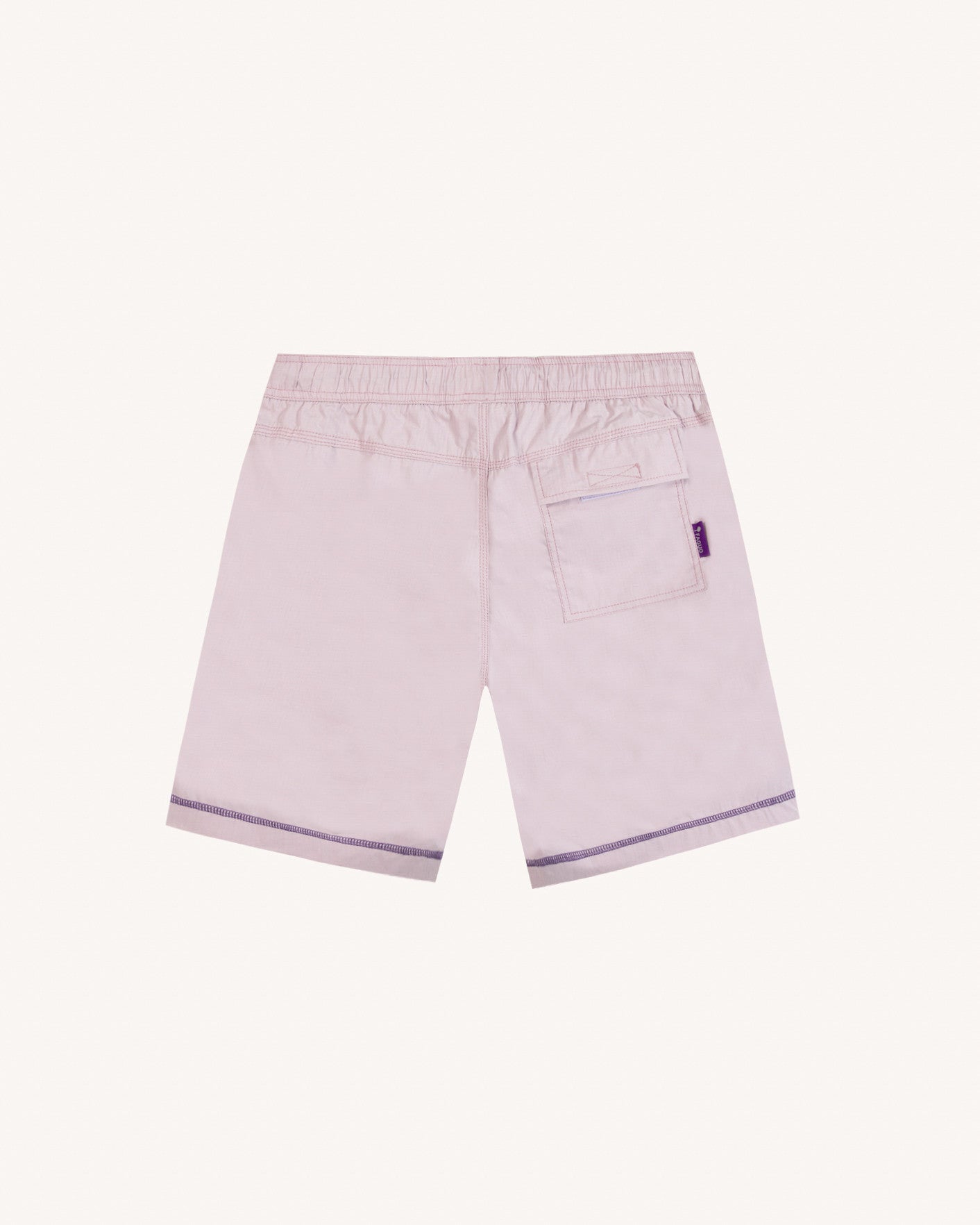 Short elastique Milly otd Chaine et trame Lilac/navy
