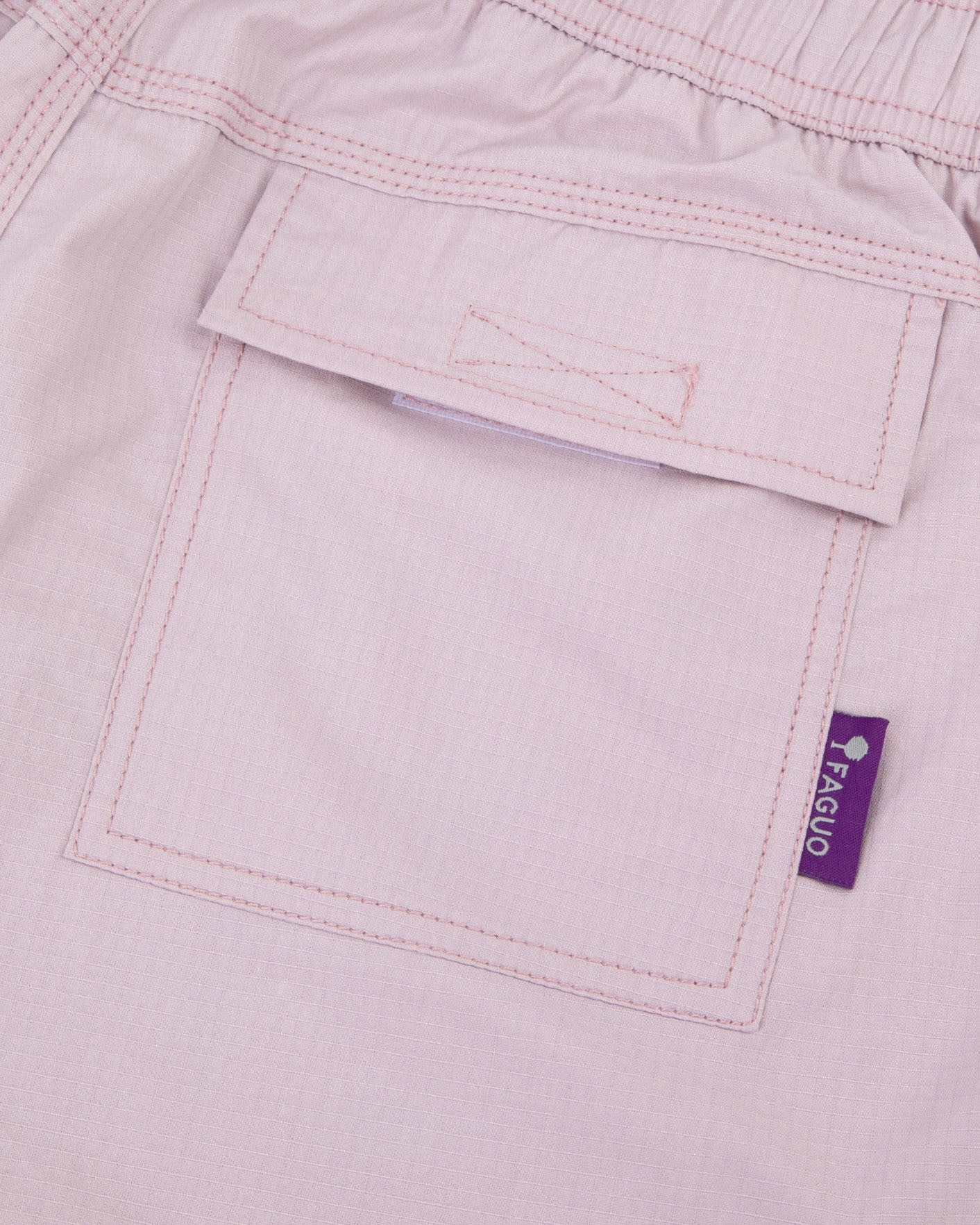 Short elastique Milly otd Chaine et trame Lilac/navy
