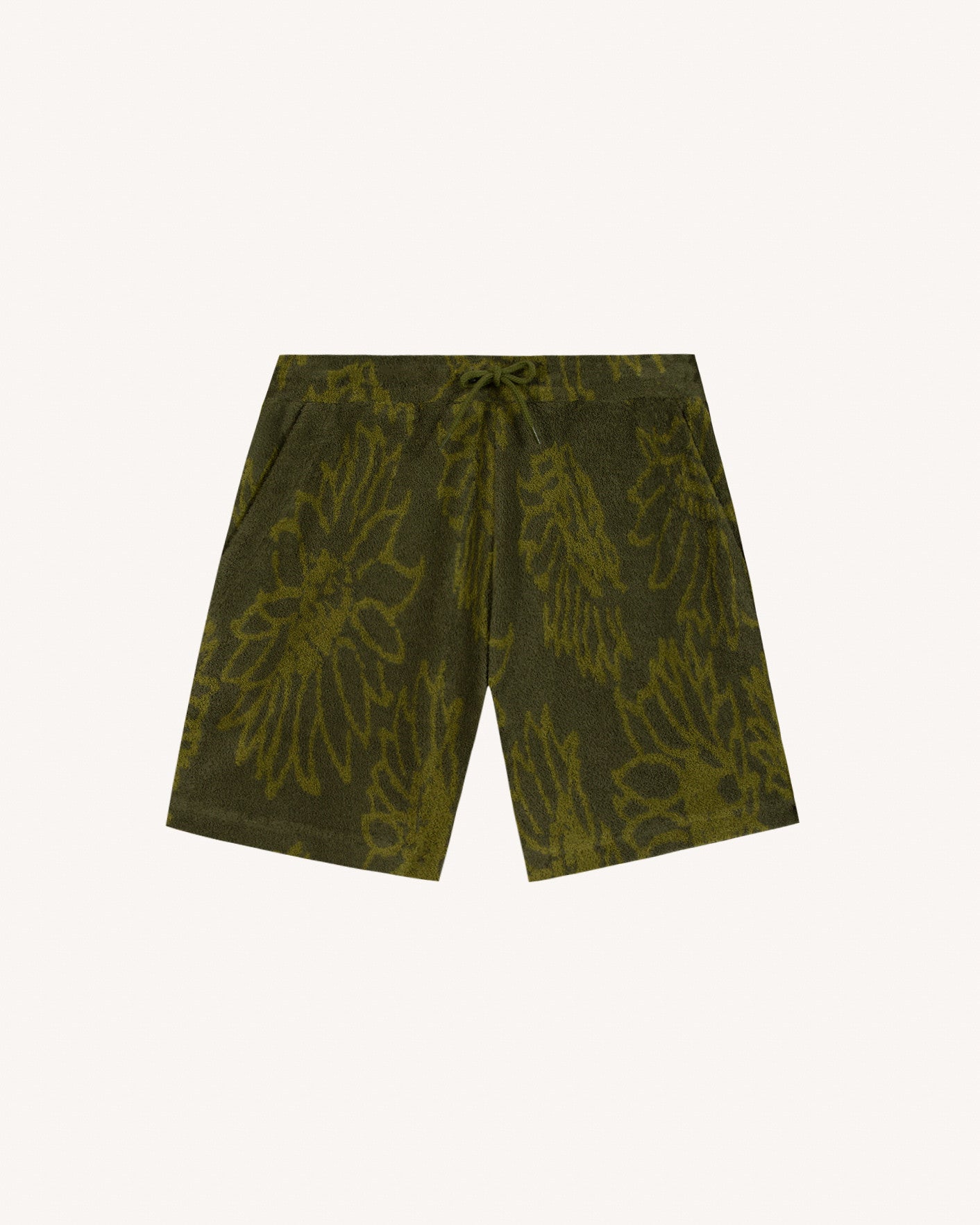 Short elastique Choussy Maille Warm kaki
