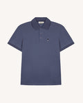 Lumigny short-sleeve polo Washed navy Knit
