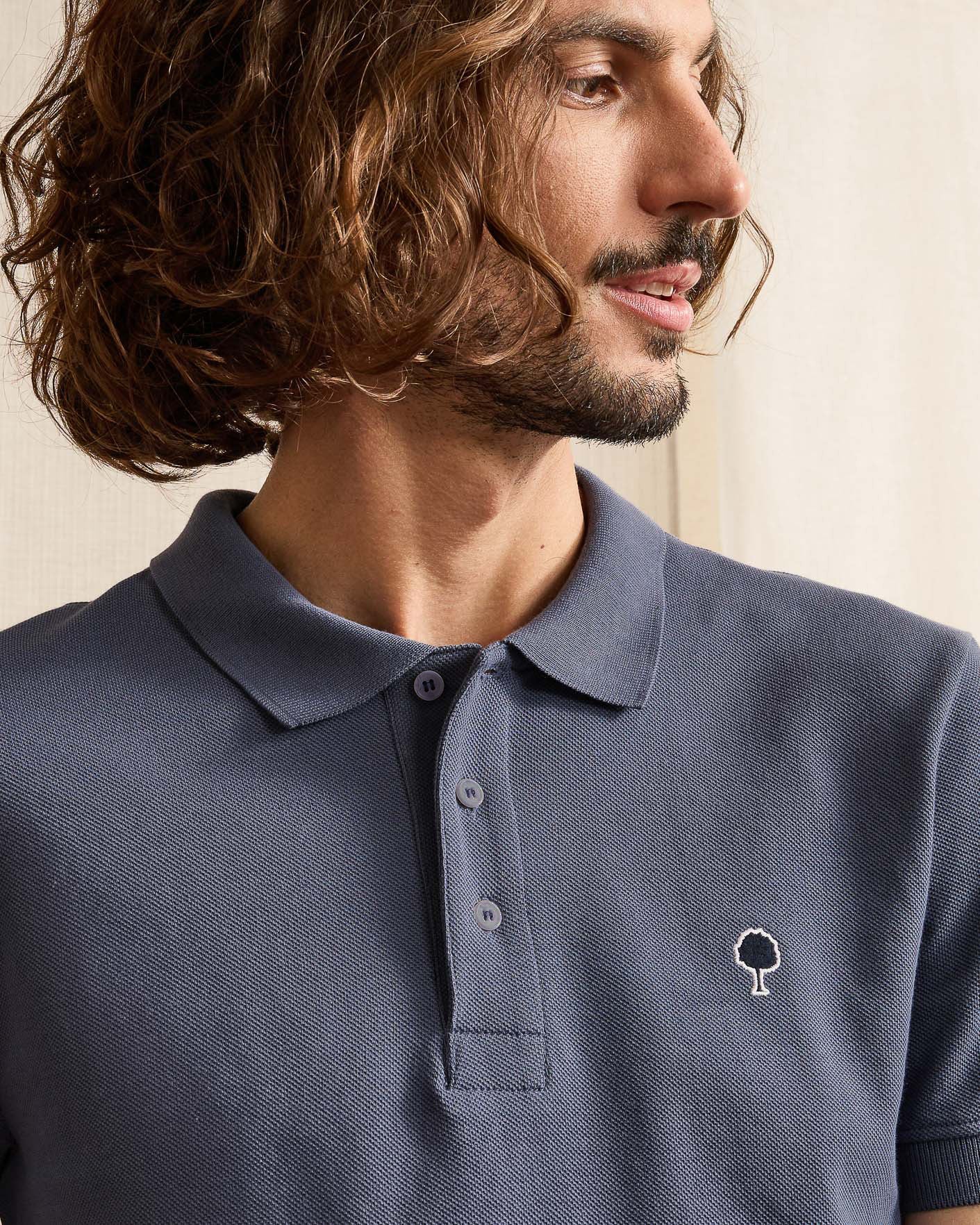 Polo mc Lumigny Maille Washed navy
