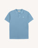Polo ss Montge Knit Beach blue
