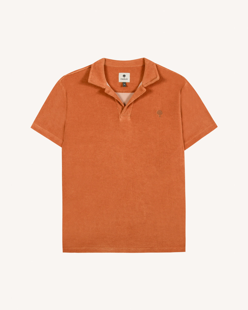 Zonza short-sleeve polo Light Knit brick
