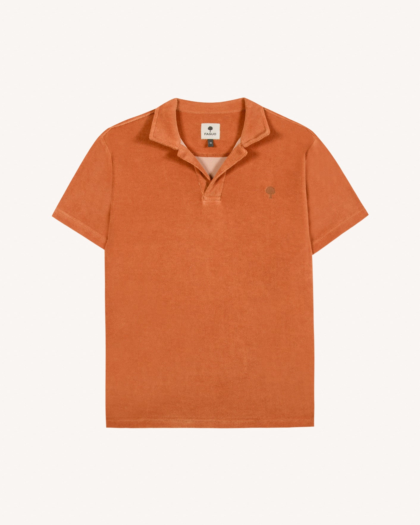 Zonza short-sleeve polo Light Knit brick
