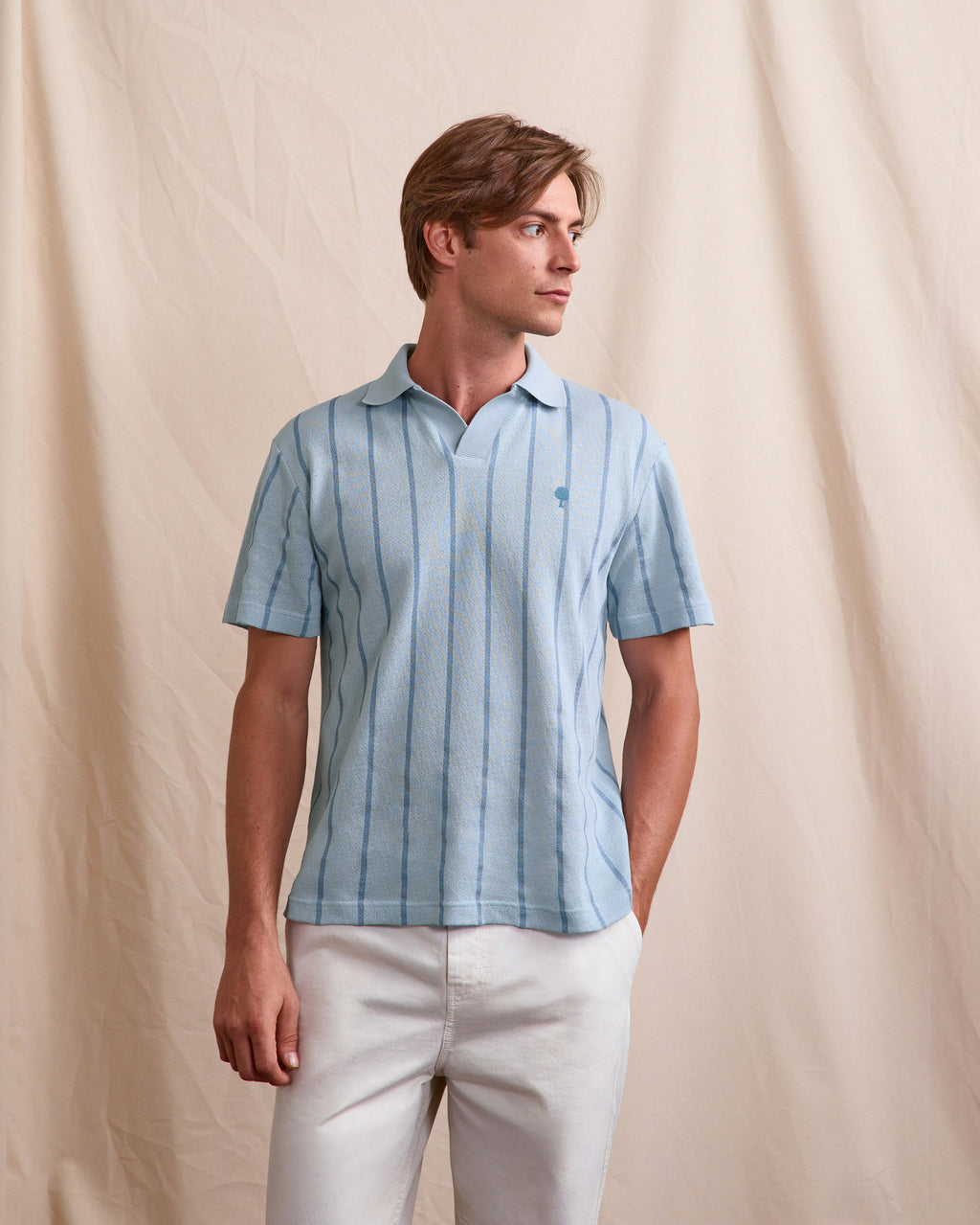 Polo mc Blache Maille Sky blue/moonlight

