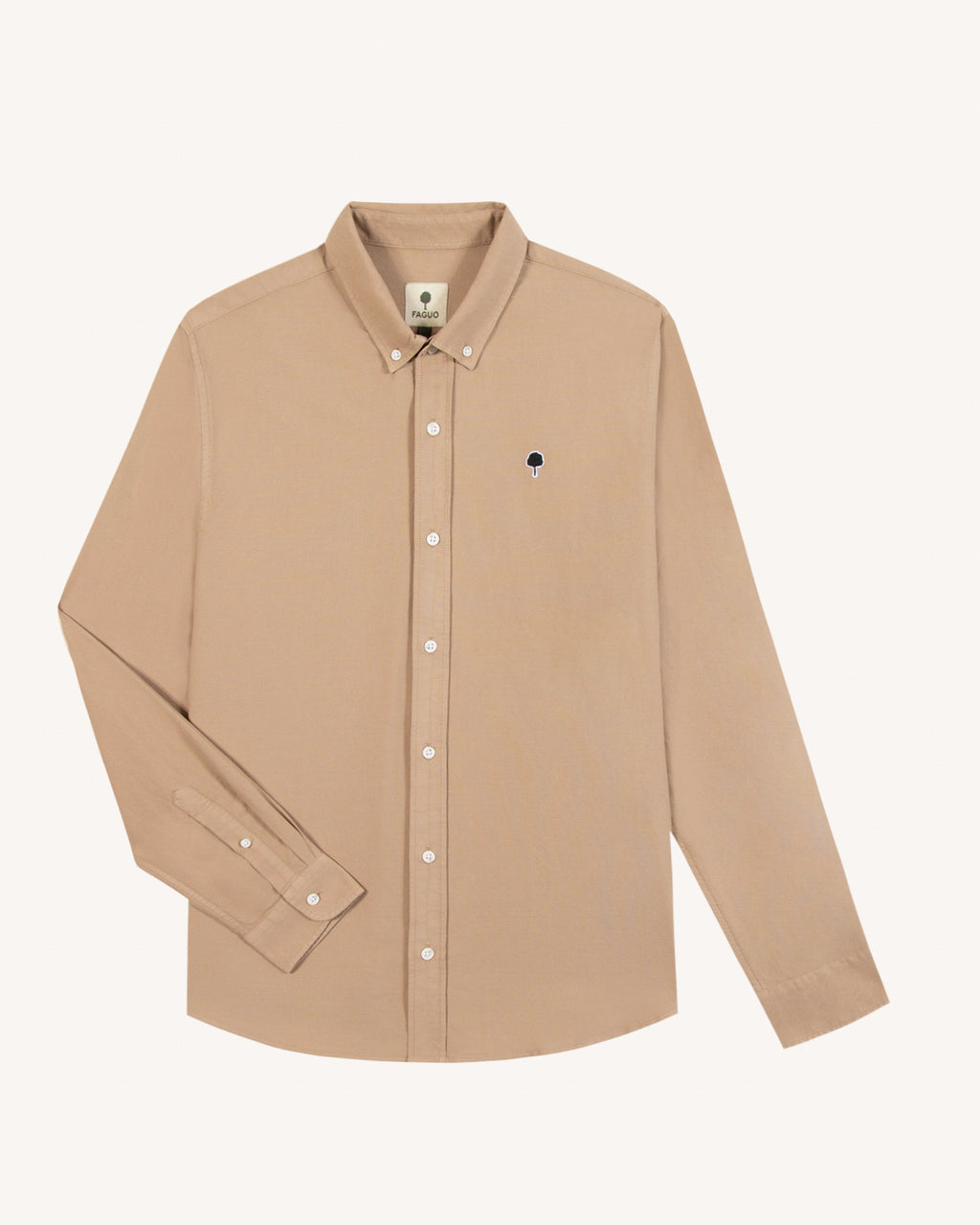 Chemise ml Ivoy Chaine et trame Natural
