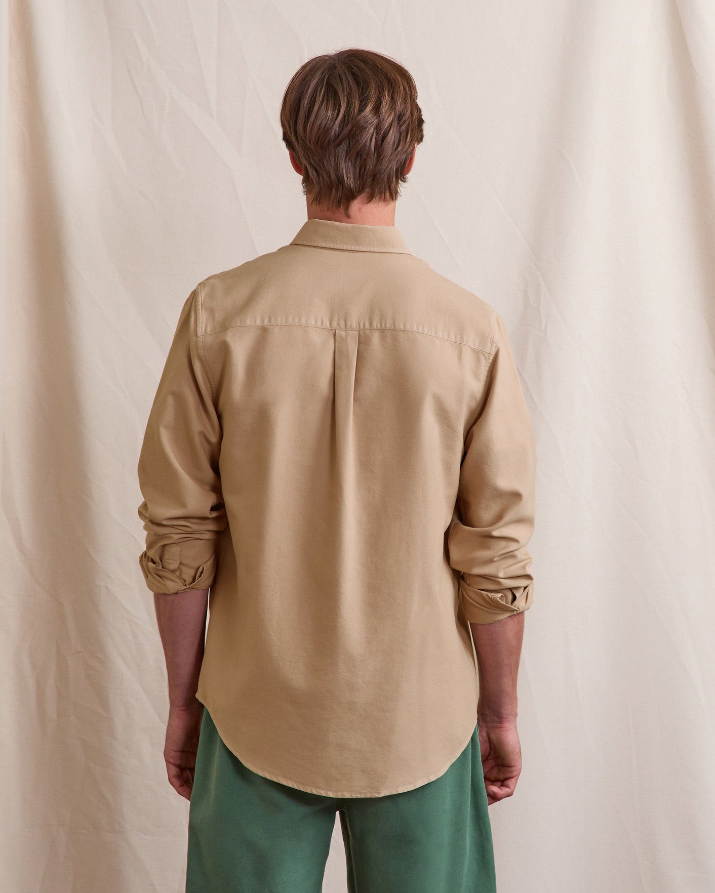 Chemise ml Ivoy Chaine et trame Natural
