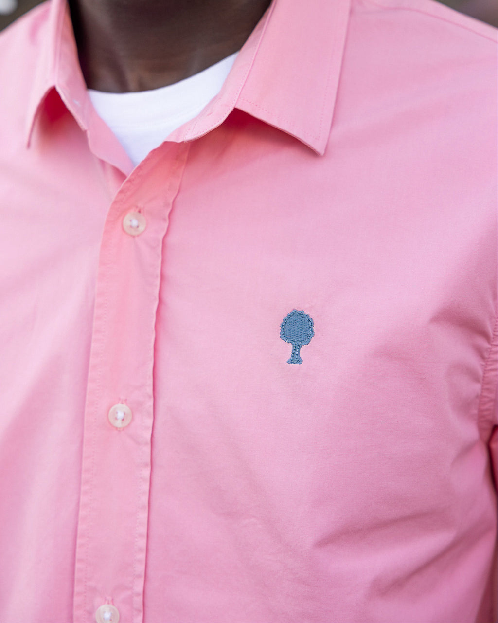Long-sleeve shirt Iraty Chaine et trame Paradise pink
