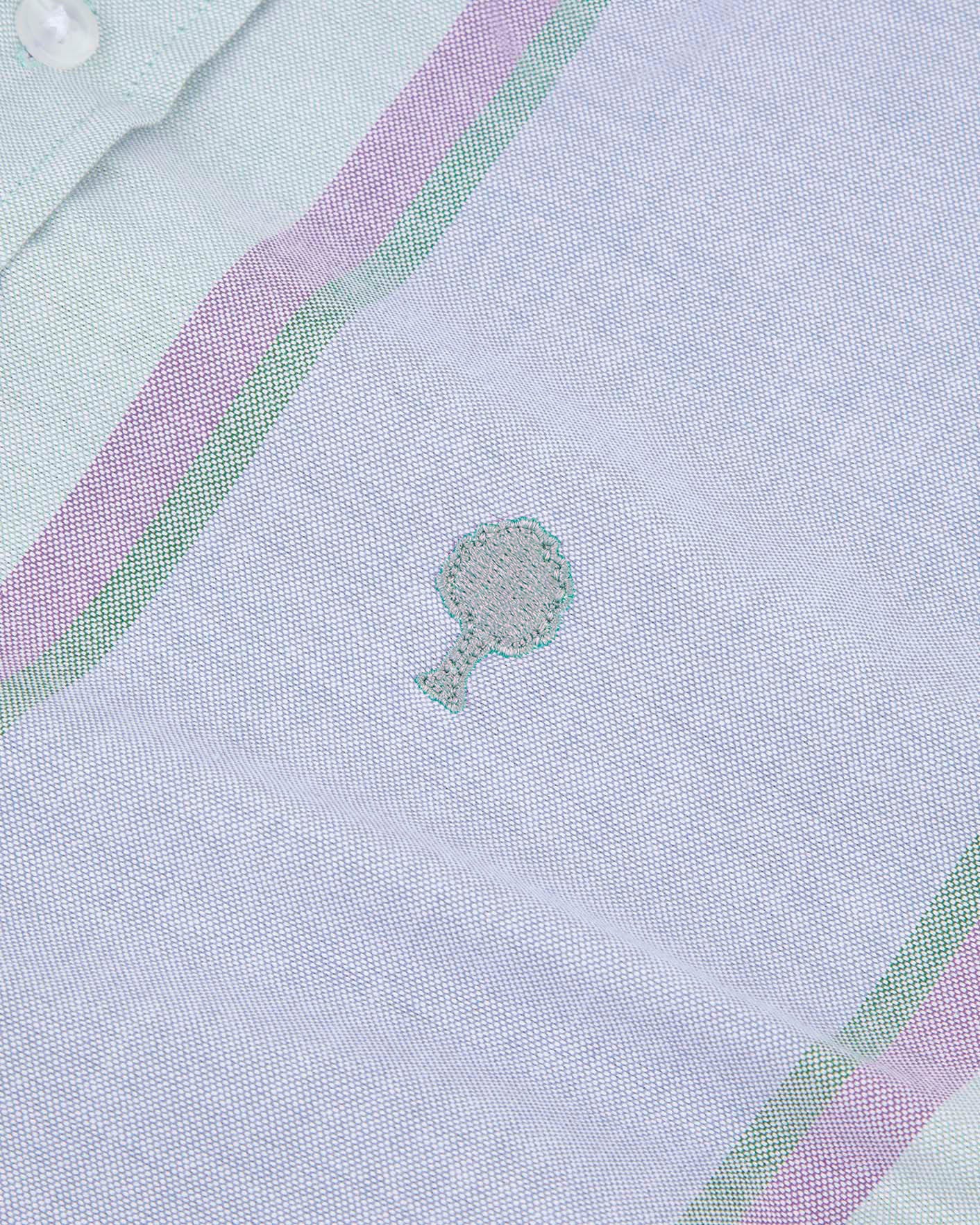 Iraty long-sleeve shirt Warp and weft Light green / multico
