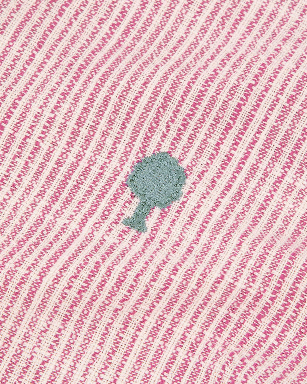 Chemise ml Iraty Chaine et trame Ecru/pink

