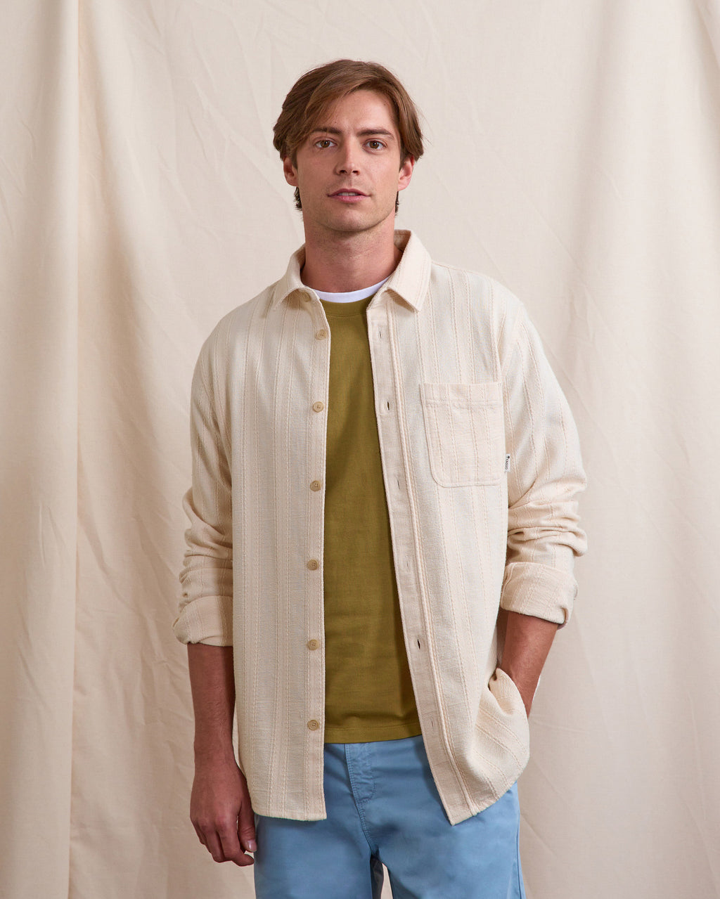 Chemise ml Signy Chaine et trame 
