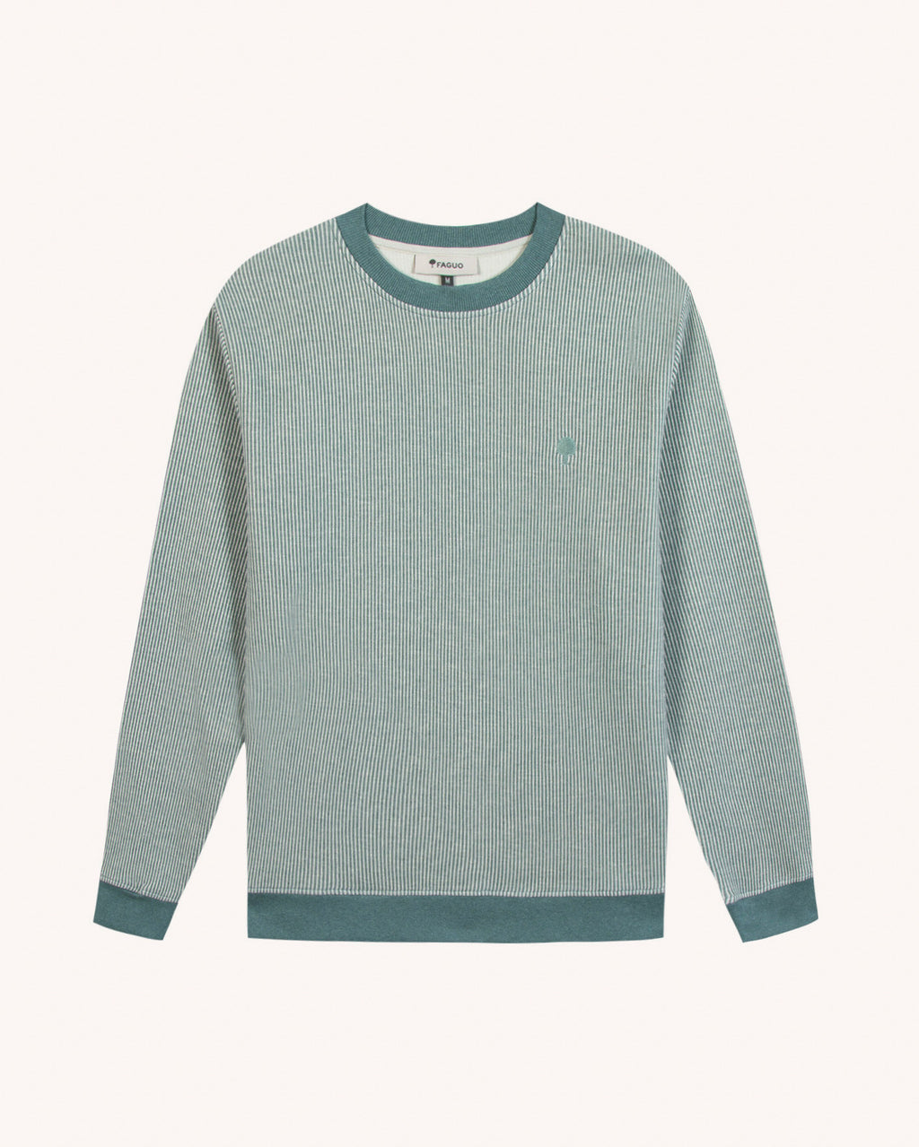 Sweat Bussy Maille Ecru/light green

