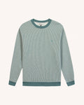 Sweat Bussy Maille Ecru/light green
