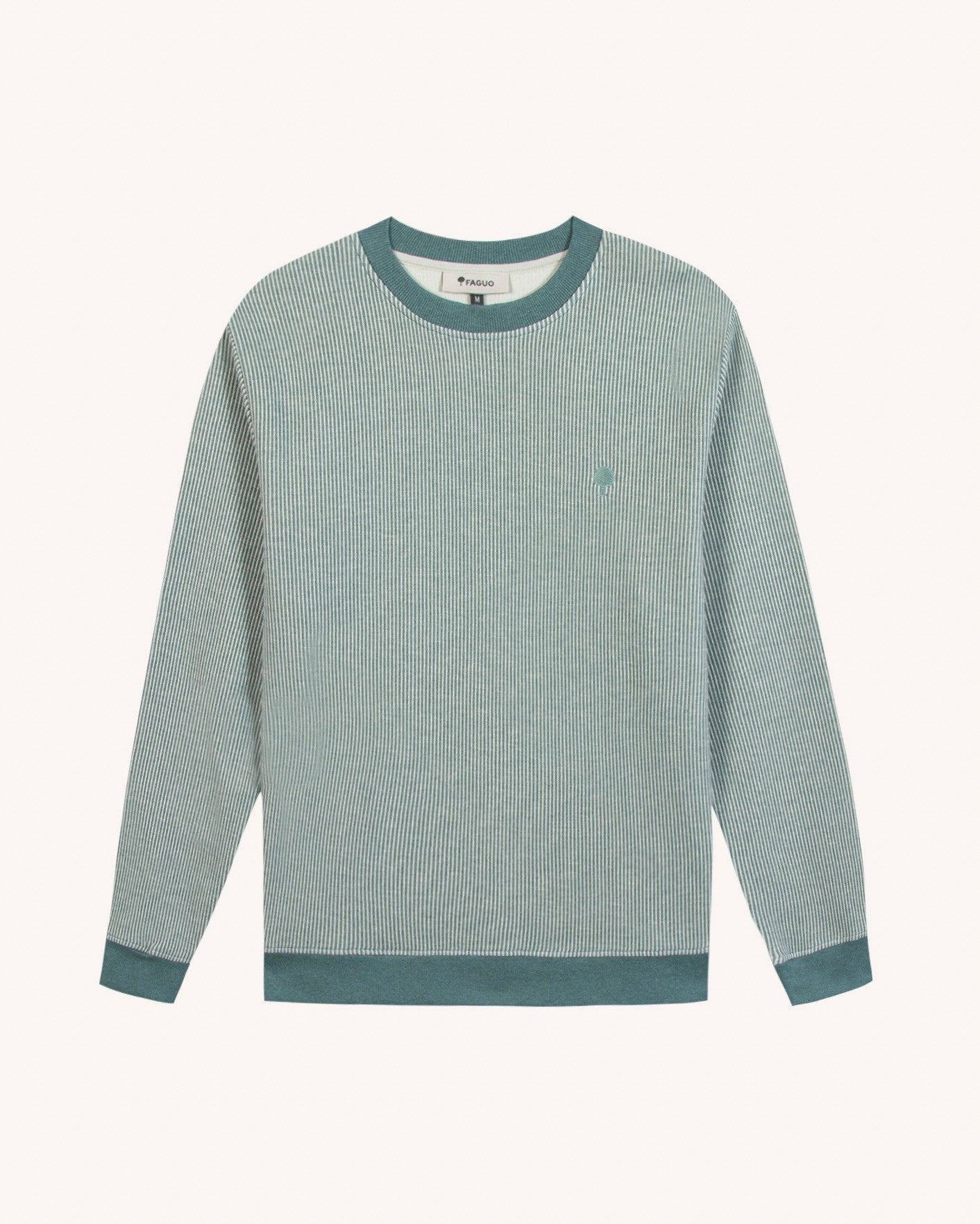 Sweat Bussy Maille Ecru/light green
