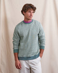 Sweat Bussy Maille Ecru/light green
