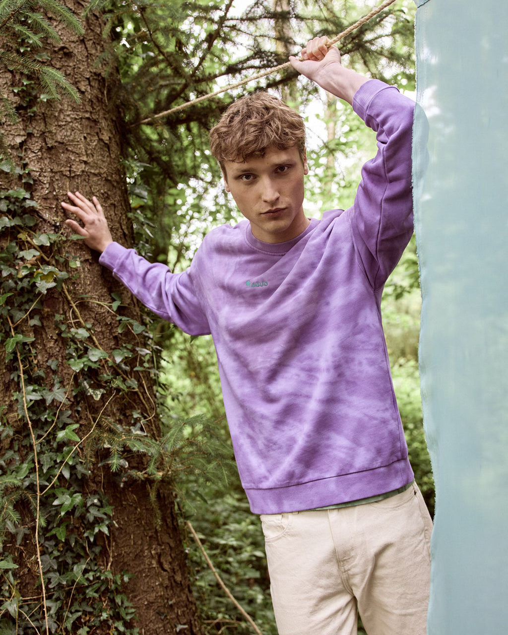 Sweat Fango Maille Violet
