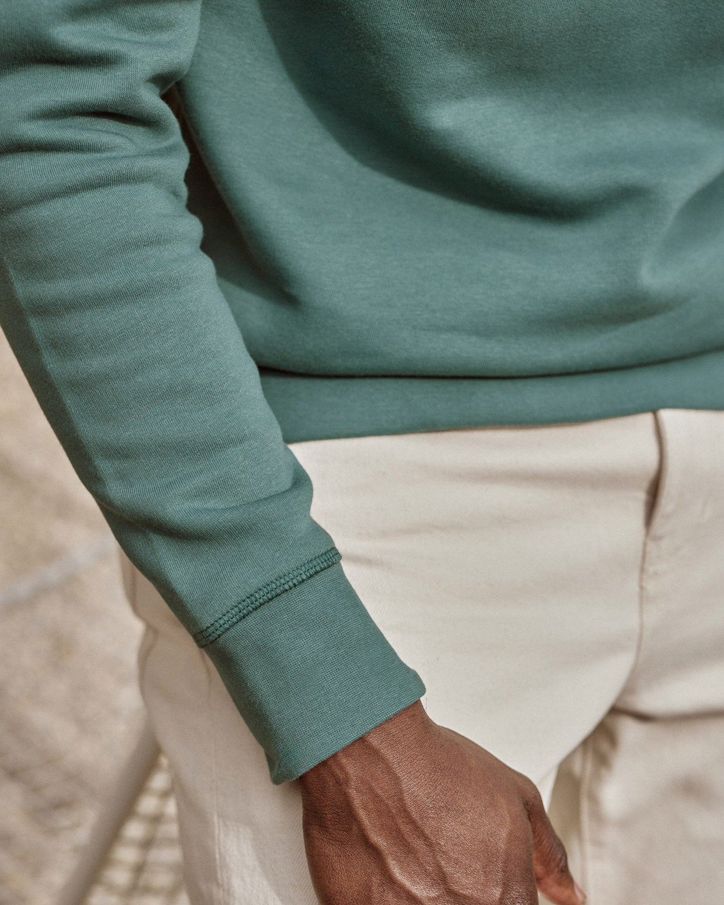 Sweat Donzy Maille Light green grey
