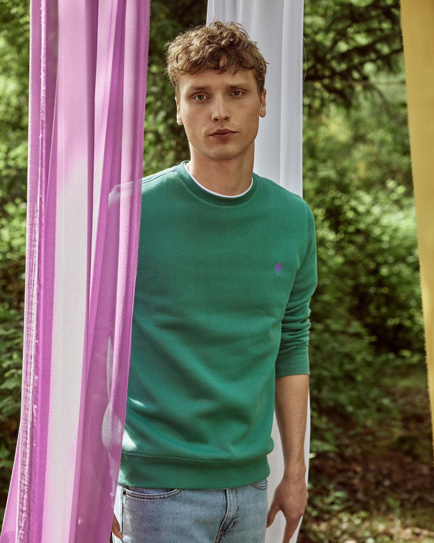Sweat Donzy Maille Emerald green
