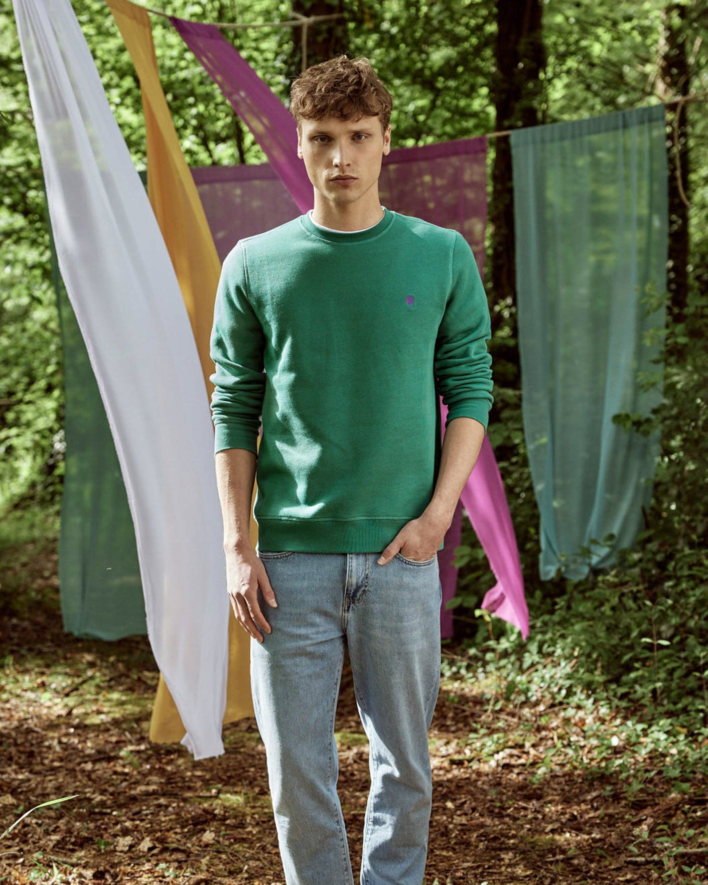 Sweat Donzy Maille Emerald green
