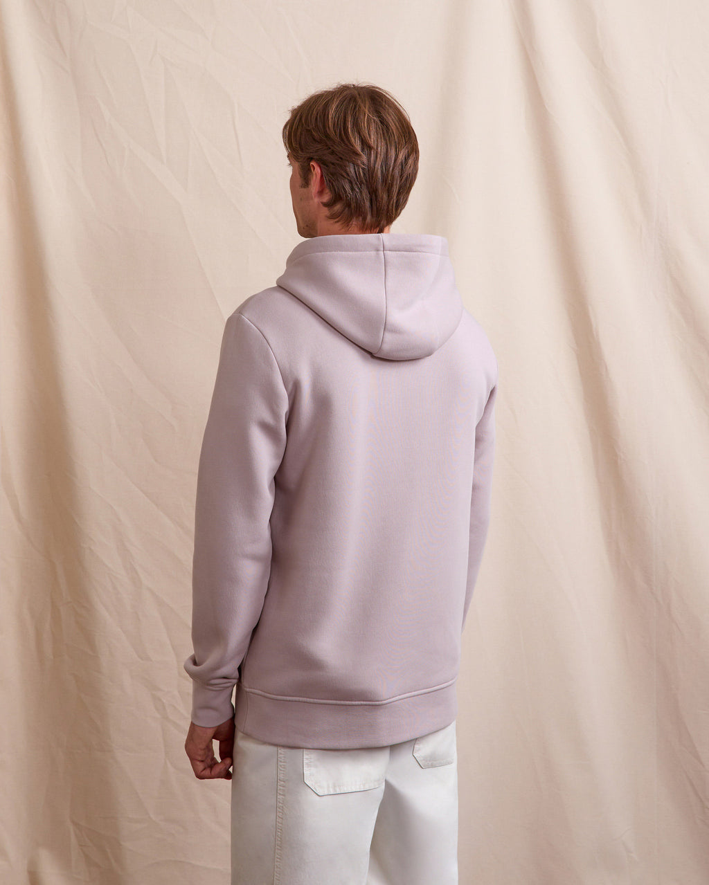 Sweat a capuche Dirac Maille Lilac/navy
