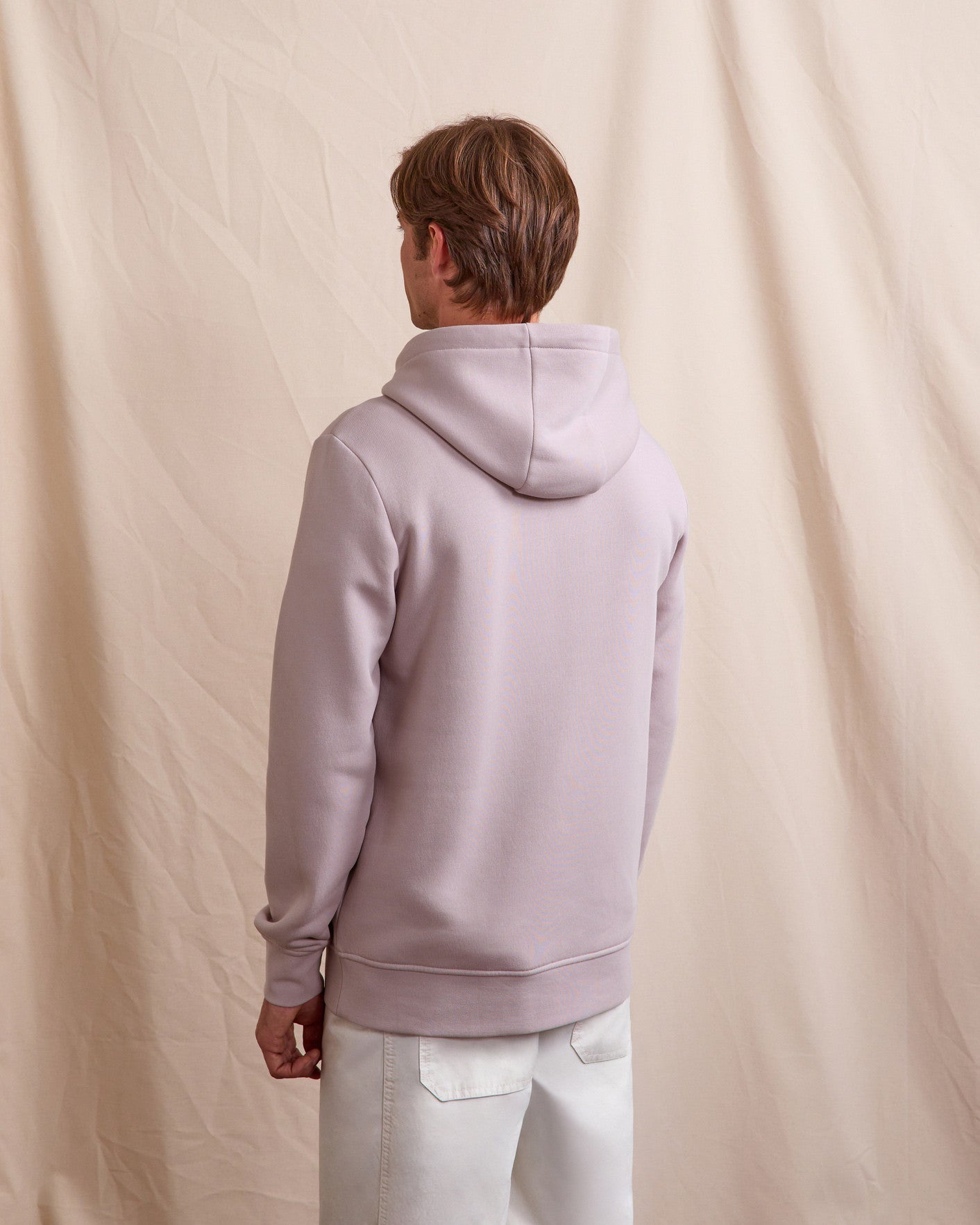 Sweat a capuche Dirac Maille Lilac/navy
