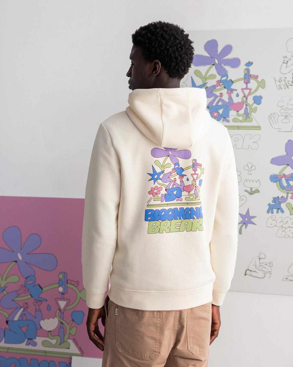Dirac Knit Hooded Sweatshirt 
