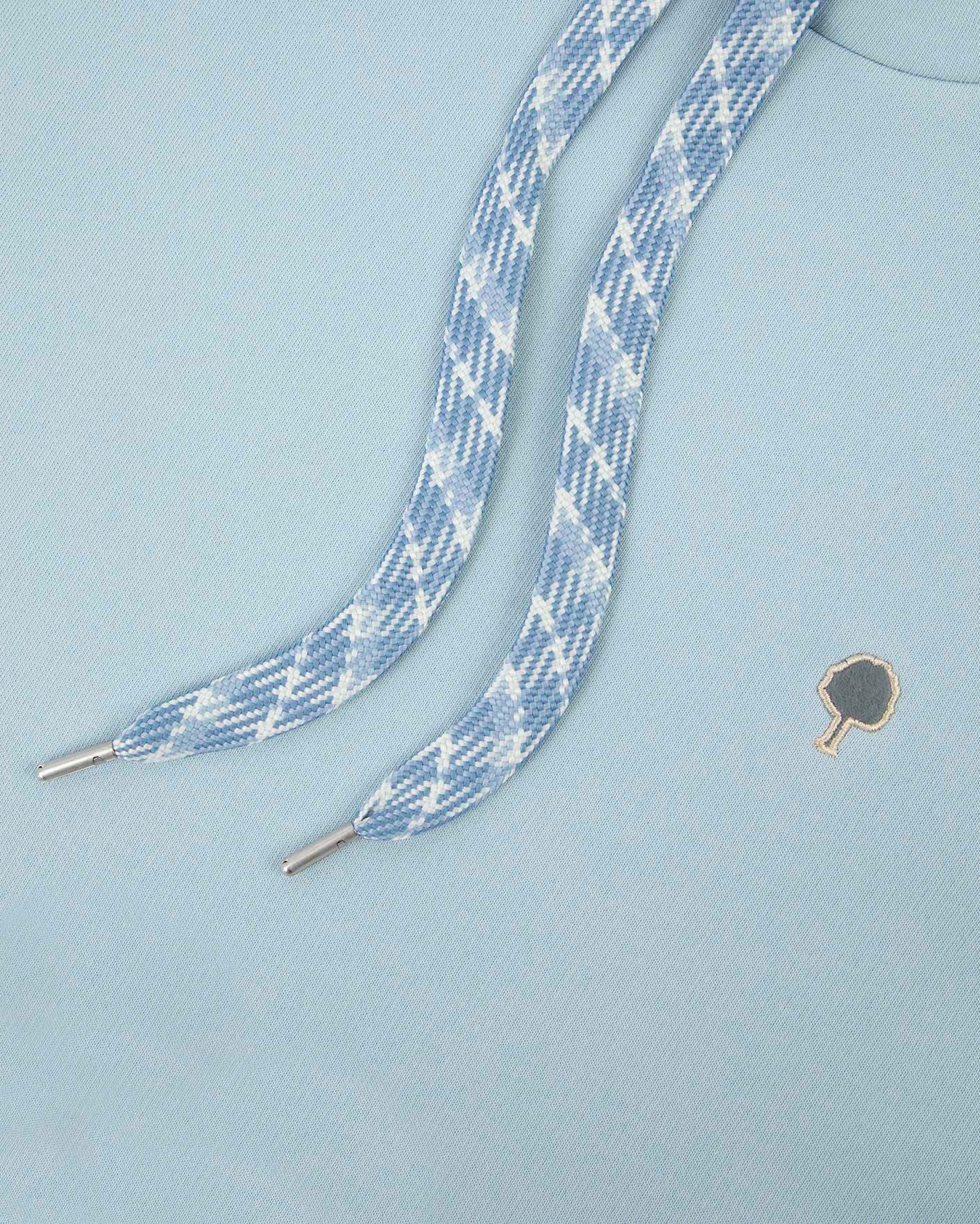 Dirac os Sky Blue Knit Hoodie
