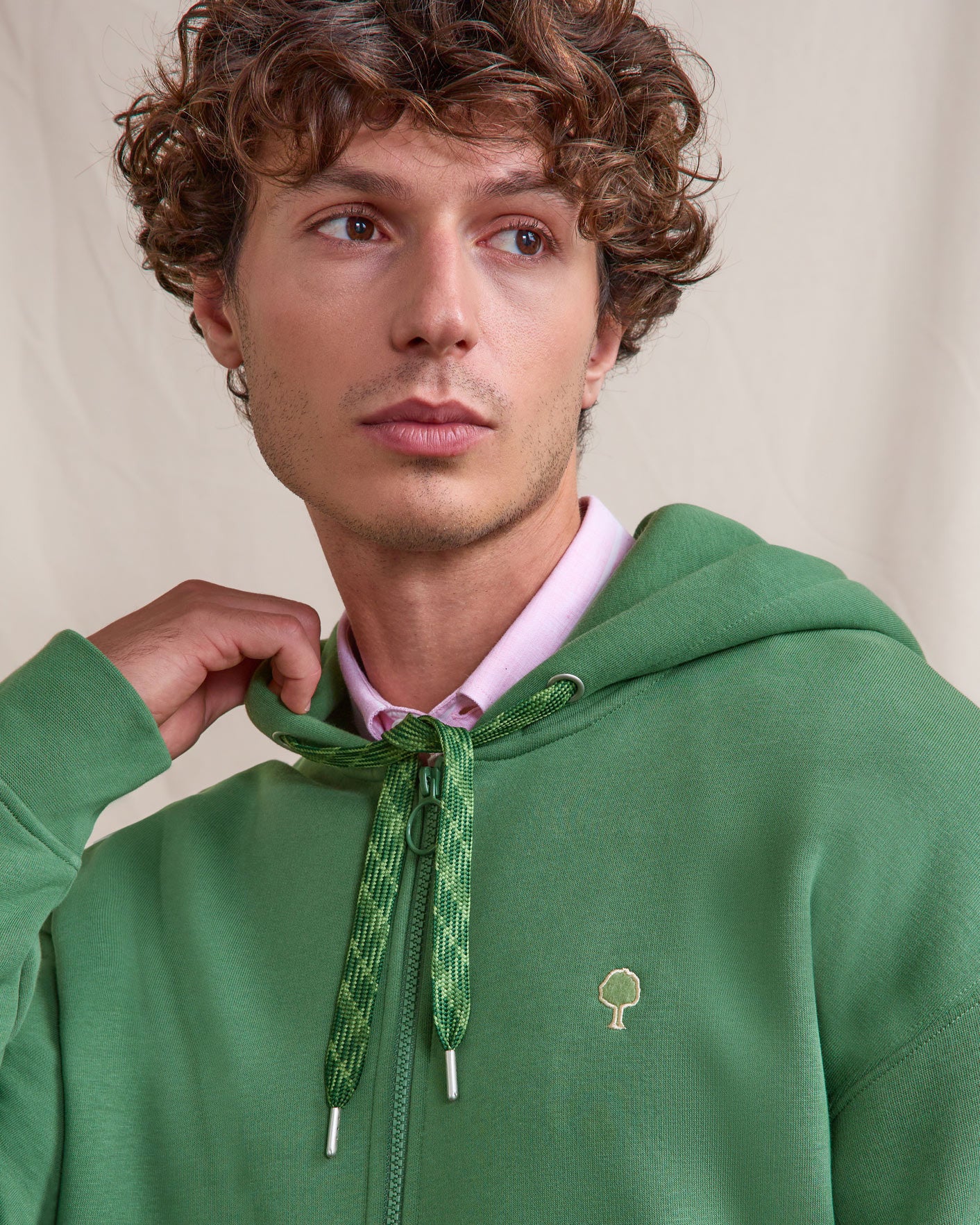 Sweat a capuche Mesnil os Maille Mineral

