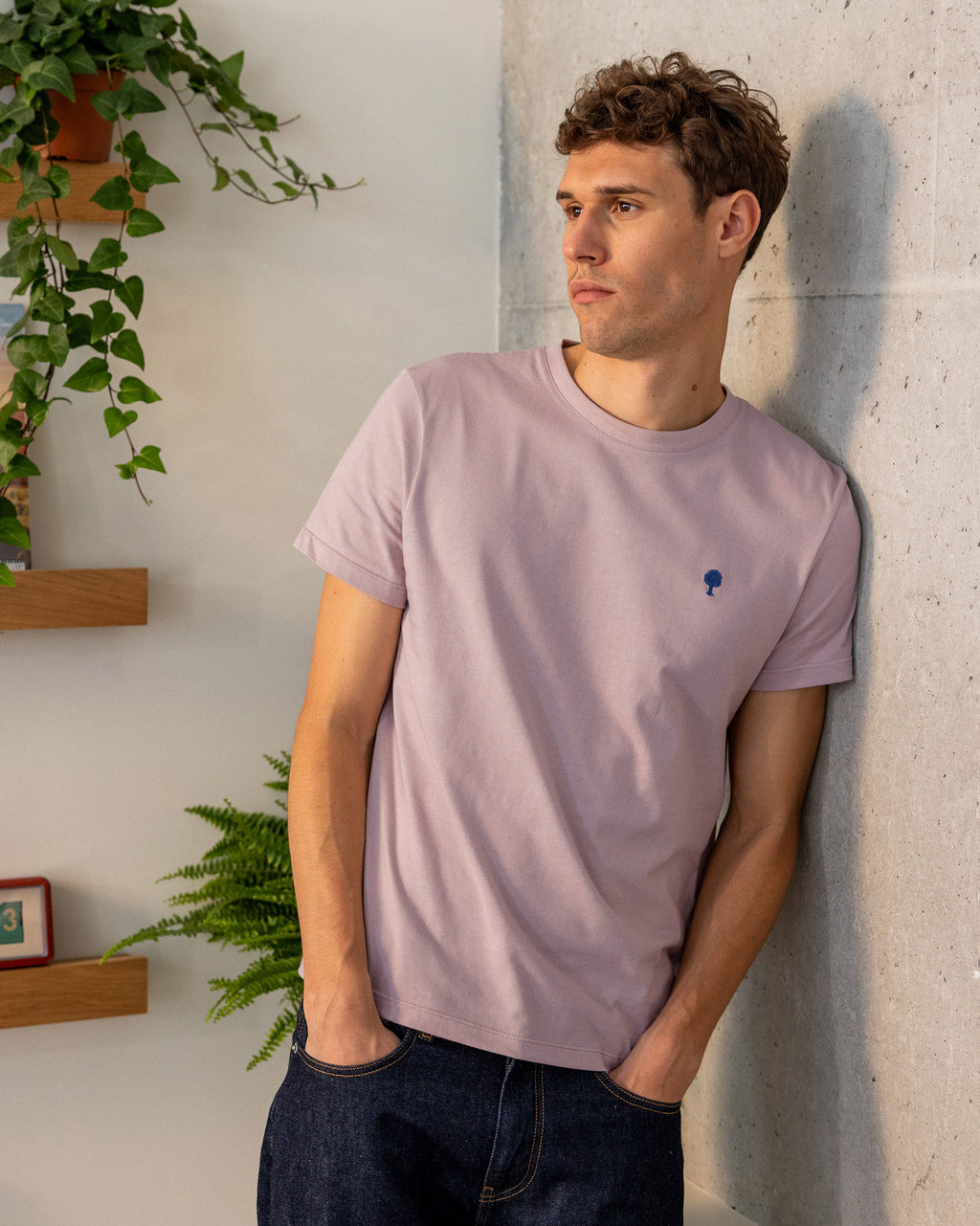 T-shirt mc Arcy Maille Lilac/navy
