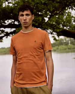 Kurzarm-T-Shirt Arcy Maille Light Brick
