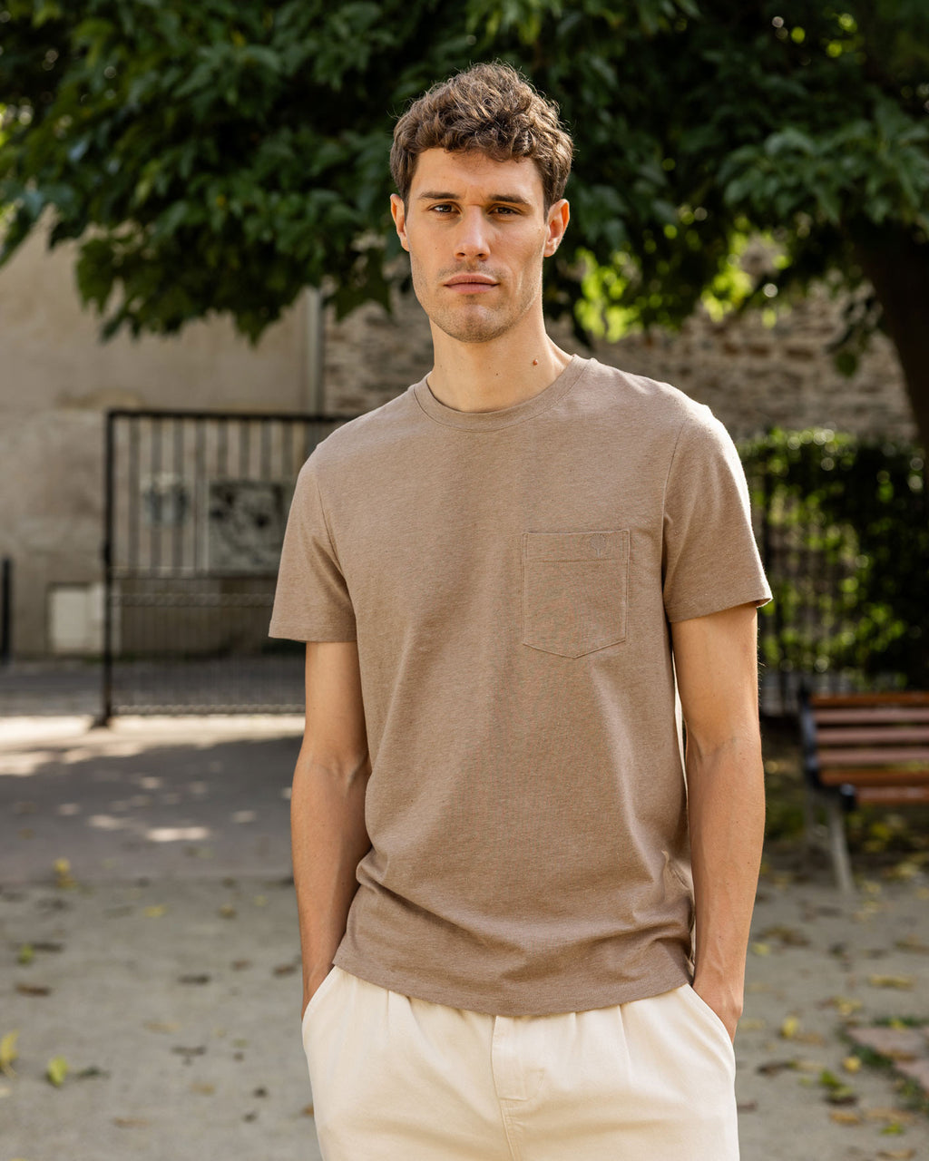 T-shirt mc Olonne Maille Natural
