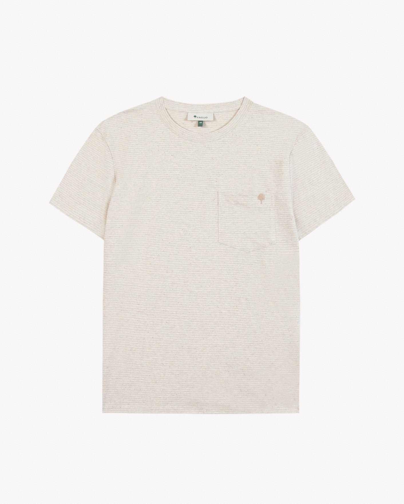 T-shirt mc Olonne Maille Cream/camel
