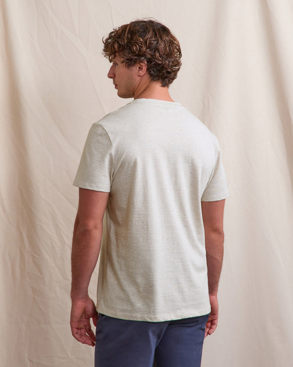 T-shirt mc Olonne Maille Cream/camel
