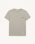 T-shirt mc Olonne Maille Ecru/kaki
