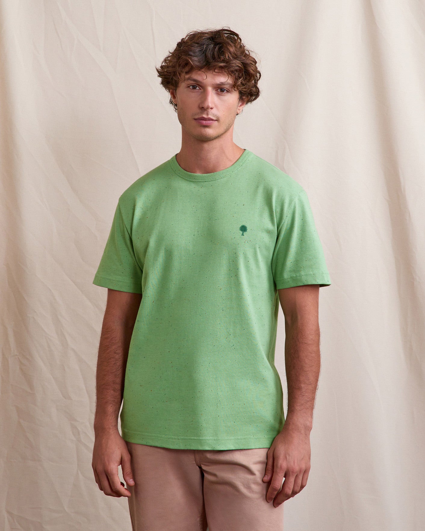 T-shirt mc Lugny Maille Grass green
