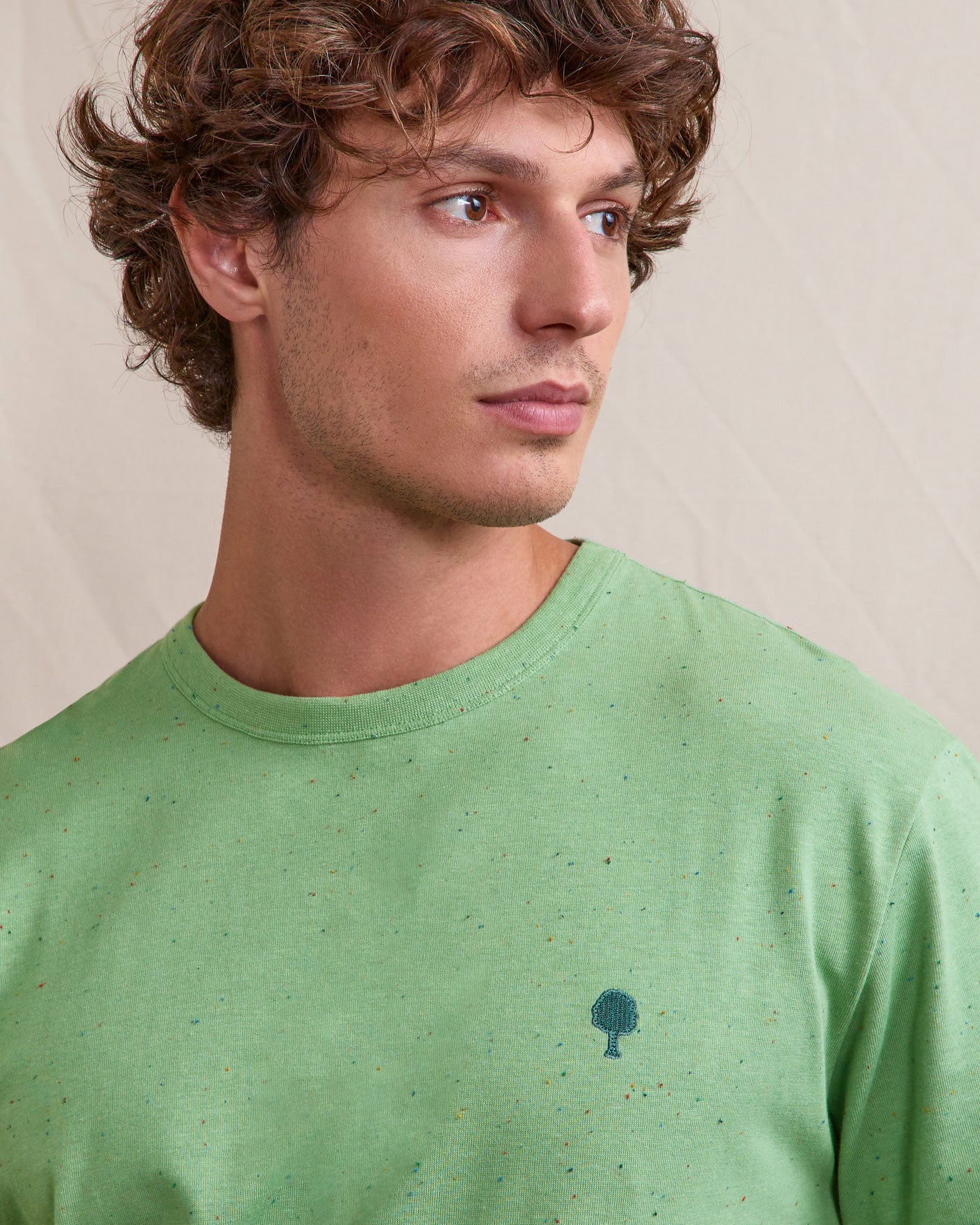 T-shirt mc Lugny Maille Grass green
