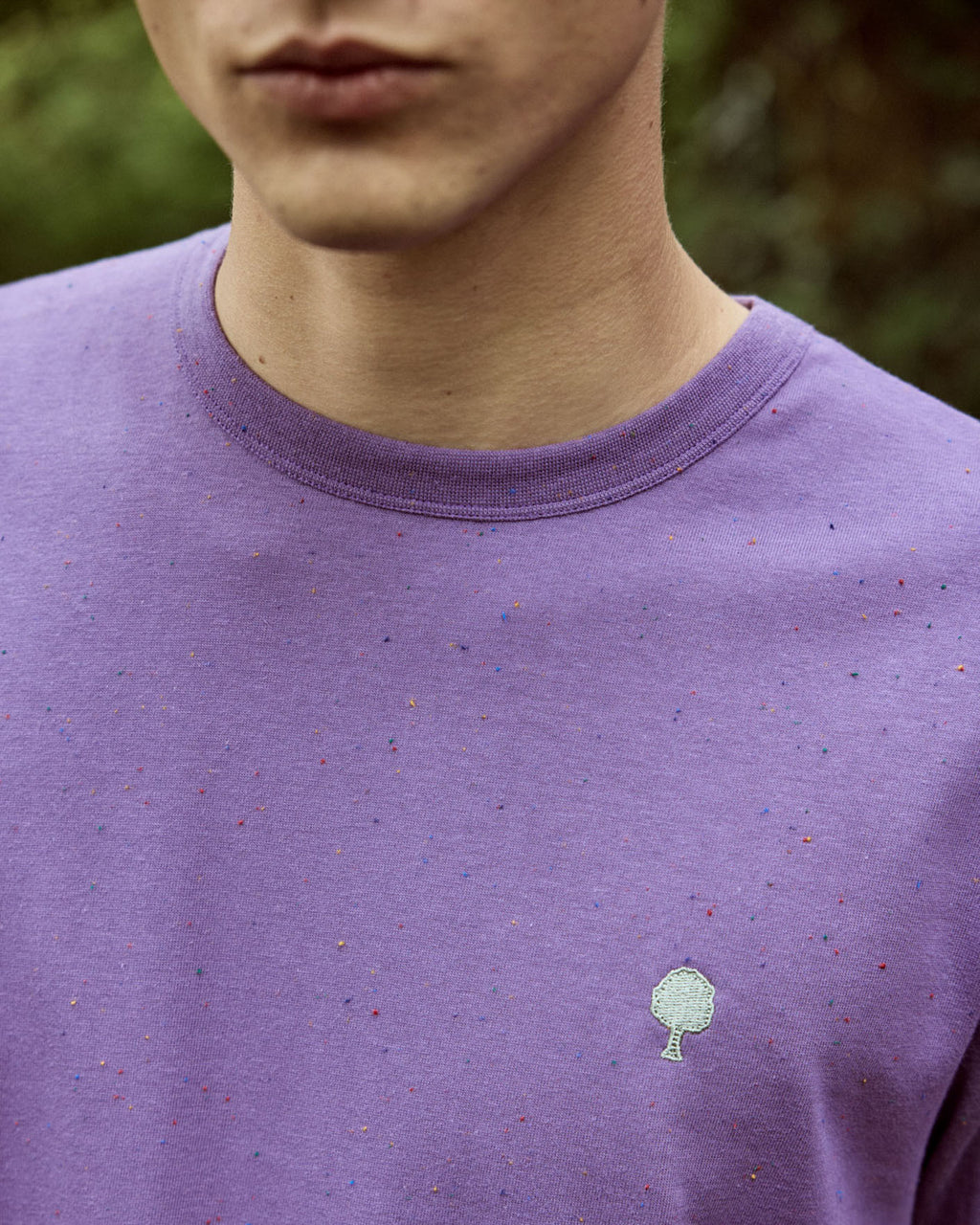 T-shirt mc Lugny Maille Violet
