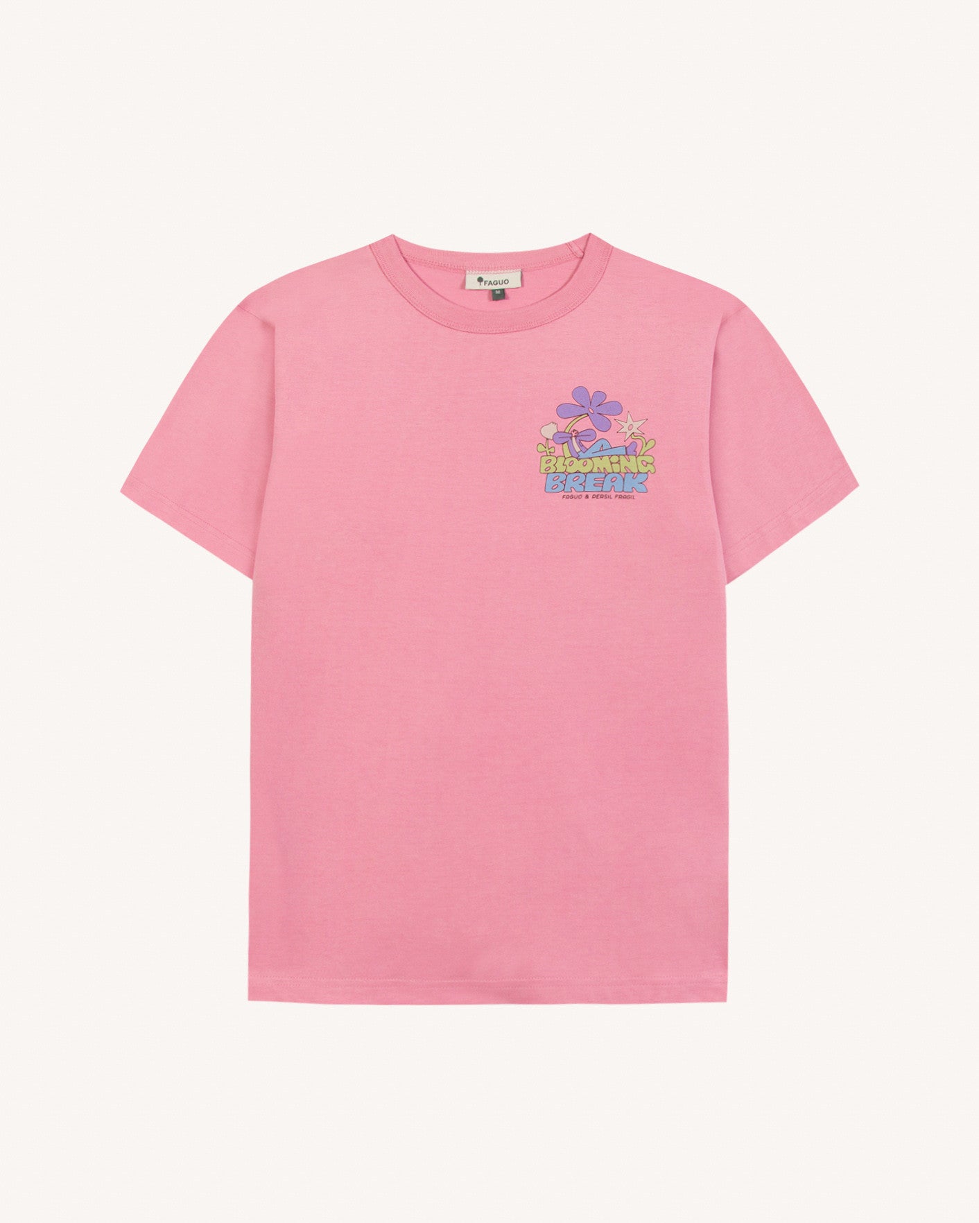 T-shirt mc Lugny Maille Paradise pink
